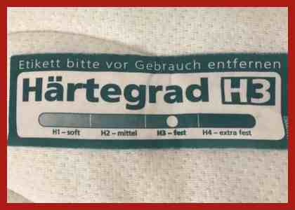 Matratzen Hrtegrad Etikette
