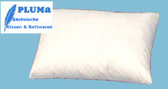 Kopfkissen 40x80 Weiße Deutsche Gänsedaunen Klasse I 100% Daunen 400 g