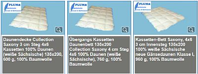 Pluma Ganzjahres Daunendecken