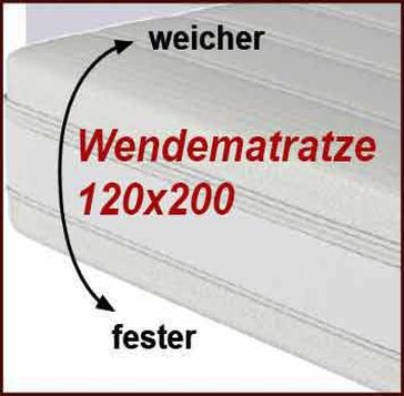 Orthopdische Wendematratze 120x200