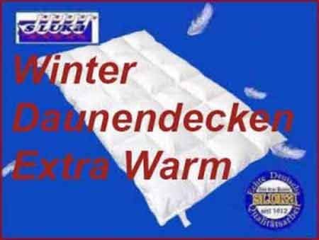 Winter Daunendecken extra warm